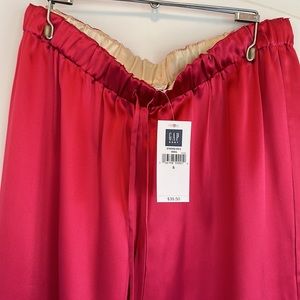 GAP Body lounge pants pinkish/red silk drawstring S nwt. Cami top listed…